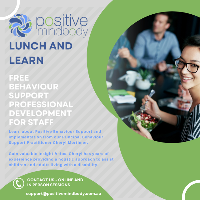 Lunch and Learn - Free Behaviour Support Professional Development for Staff